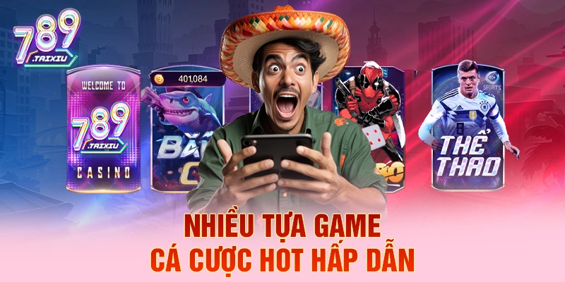 Kho game đa dạng và hấp dẫn tại vic88